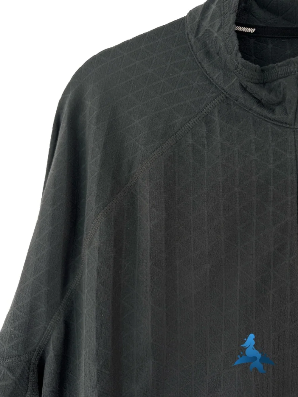 1291 NIKE Element Jacquard Half-Zip Running Top – XL – Black